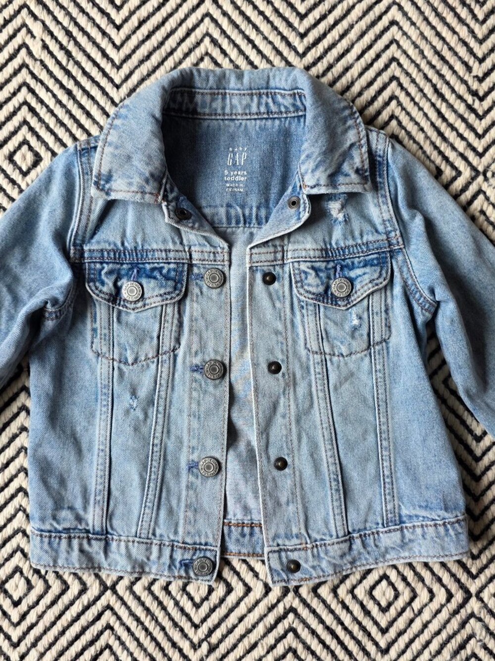 5Y Baby GAP Classic Denim Jean Jacket, Light/Medium Wash